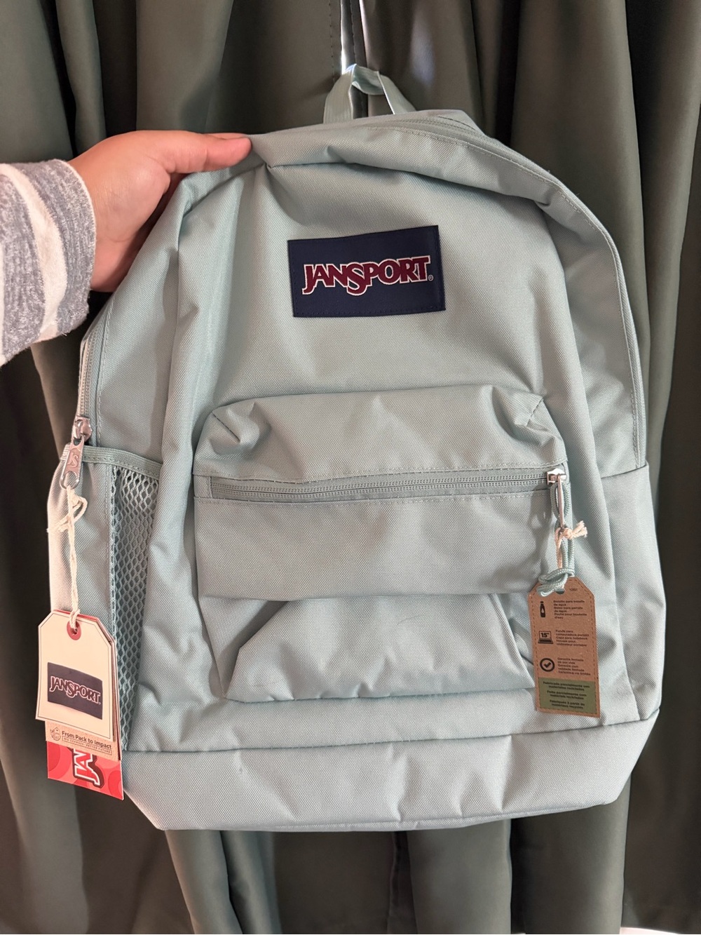 JanSport Light Mint Classic Backpack